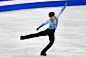 Yuzuru Hanyu of Japan competes in the Men short program during day 2 of the ISU World Figure Skating Championships 2019 at Saitama Super Arena on...