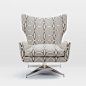 Hemming Swivel Armchair