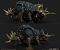 Total War : Warhammer 2    Lizard men - Ancient stegadon , robin benes : some variations for the Stegadon beast