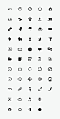 Nike+ Iconography by Elliott Burford, via Behance