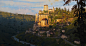 Morning light on the Castle., jason scheier : Here's a new image I have been chipping away at over the past few days.