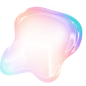 全息液体斑点形状气泡果冻质感高清渐变抽象图形 (2)