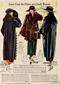 20世纪欧美女性服装设计插图 ​​​​