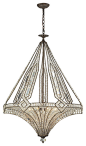 Jausten 7-Light Chandelier In Antique Bronze traditional-chandeliers