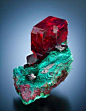 Deep red Cuprite from South West Mine, Bisbee, Cochise Co photo by Jeff Scovil