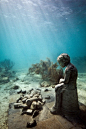 水下雕塑：沉默的演变
