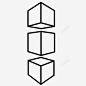 立方体层堆栈图标 icon 标识 标志 UI图标 设计图片 免费下载 页面网页 平面电商 创意素材