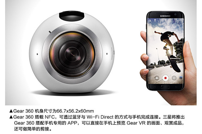 Samsung/三星 Gear360度 ...