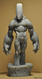 3D Printed Characters by Jeff Feligno, via Behance