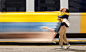 Advertising  Fashion  motion motion blur movement print Style train Travel VIA Rail