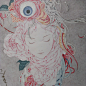 “Eyeball Bug and Roses II” poster (detail)
by Takato Yamamoto