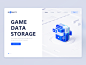 B-end banner design: game data storage by Athens on Dribbble