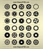 90 Gears PS Shapes by Shapes4FREE