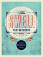 swell season设计 平面 排版 海报 版式 design poster #采集大赛# #平面##海报#【之所以灵感库】 