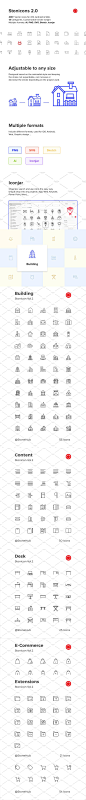 400+极简风格的矢量图标APP UI KITS ICON (AI, PDF, JPG, SVG, PNG, Sketch, Iconsjar)  