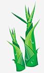 竹笋高清素材 手绘竹子 竹子 竹笋 笋 绿色 蔬菜 免抠png 设计图片 免费下载