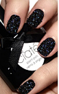 A 'Caviar Manicure'...Yes please! This would look so daring and fun for any special occasion!   Ciate Nail Polish  Coming to Sephora stores in April.