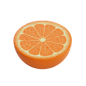 切开的橙子 @到位啦UI素材 80款水果食品厨具3D图标模型