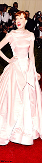 Karen Elson at the Met Gala 2014