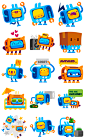 Ed & Tess - Social messenger app stickers on Behance