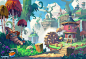 Super Lucky's tale, David Le Merrer : Concept art and illustrations done for the game on Xbox one.