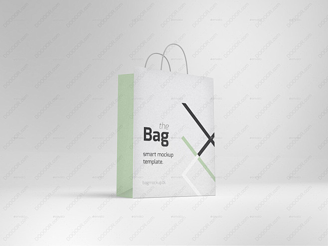 购物袋手提袋PSD效果图组合模型素材下载...