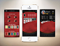 Solitaire Copag Screens ui icon app ios cards iphone interface design game patience solitaire