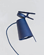 The Attach Clip lamp from designer Bjrn van den Berg - -Attach clip lamp is a mobile lightning spot. Out of the strict shape grows thefunctions for clipping and adjusting the direction of the light. The shade could be tilted and rotated in serval directio