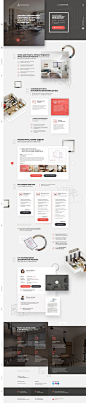 Лендинг. Дизайн, ремонт и чертежи. Диз. Егоров Александр / Landing page design by Alex Egorov