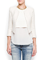 Cropped bouclé jacket