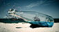 General 1920x1080 ship bottles sand beach depth of field photo manipulation sailing ship water macro thread