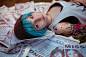 Blue Eyes, Blue Hair, Bra, Chloe Price, Cosplay, Dyed Hair, Hat, Life Is Strange, Looking At Viewer, Lying Down, Mitya Demitsky, Model, Painted Nails, People, Tank Top, Tattoo, Women wallpaper preview