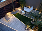 MyLandscapes LTD | LED light strips in a Highbury courtyard