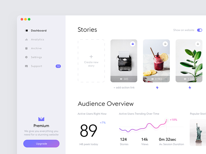 Dashboards, Typograp...