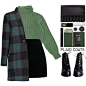 A fashion look from March 2017 featuring green sweater, BB Dakota and short skirts. Browse and shop related looks.