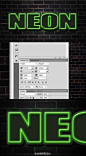 PS打造霓虹特效字体
