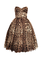 Leopard party dress