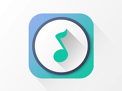 ios7音乐app - ICONFANS...