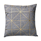 Bloomingville cushion with gold foil print: 