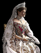 Moika Palace - White Court Dress of Empress Alexandra Feodorovna.