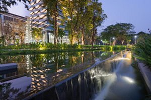 SCG曼谷总部跌水景观