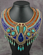 The Cleopatra of Egypt  retro Necklace #珠宝首饰# #复古埃及饰品# #绿宝石项链# @予心木子