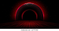 Стоковое векторное изображение: Radial red light through the tunnel glowing in the darkness for print designs templates, Advertising materials, Email Newsletters, Header webs, e commerce signs retail shopping, advertisement business