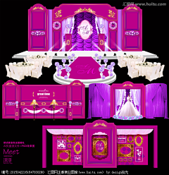 こ゛Linz-麟设计采集到♈ Wedding ♈　紫色