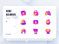 Icons for HuaJiao (2) icon set huajiao gradients brenttton