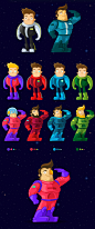 Space Colonizers : Logo, Spaceships, Planets, Characters and UI designs For Apptouch Games' Space Colonizers for iPad.