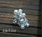 ph7925 珍珠 贝珠珊瑚 树枝 镂空 女式戒指 银饰品-淘宝网