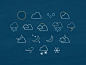 This is my shot for Daily UI Challenge - day #055 icon set.
Hope you like it! :)