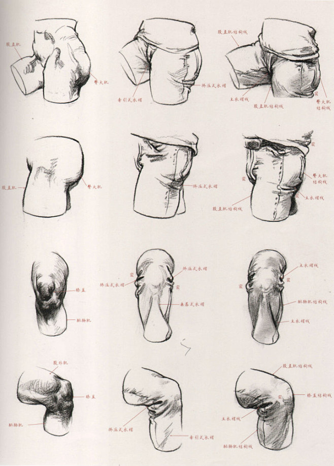 教你怎样用衣纹去表现人体结构 - 动漫教...