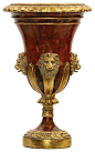 Large Lion Head Urn - traditional - Vases - Pizzazz! Home Decor, LLC